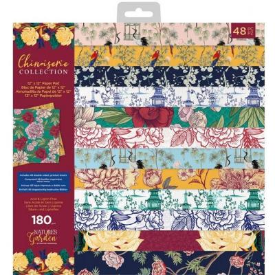 Crafter's Companion Chinoiserie Designpapier - Paper Pad